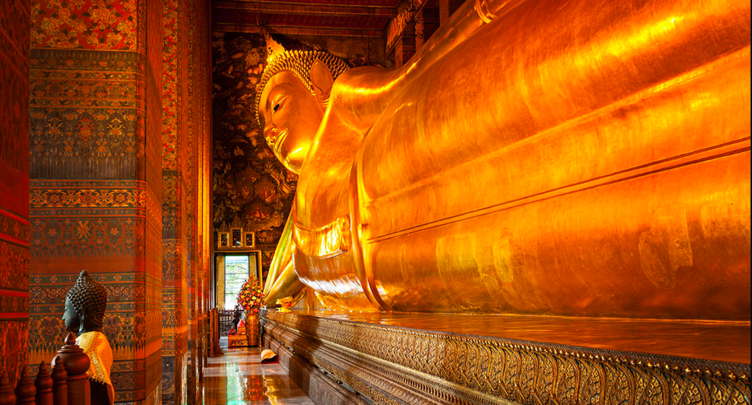 Wat Pho - Den liggande Buddhan